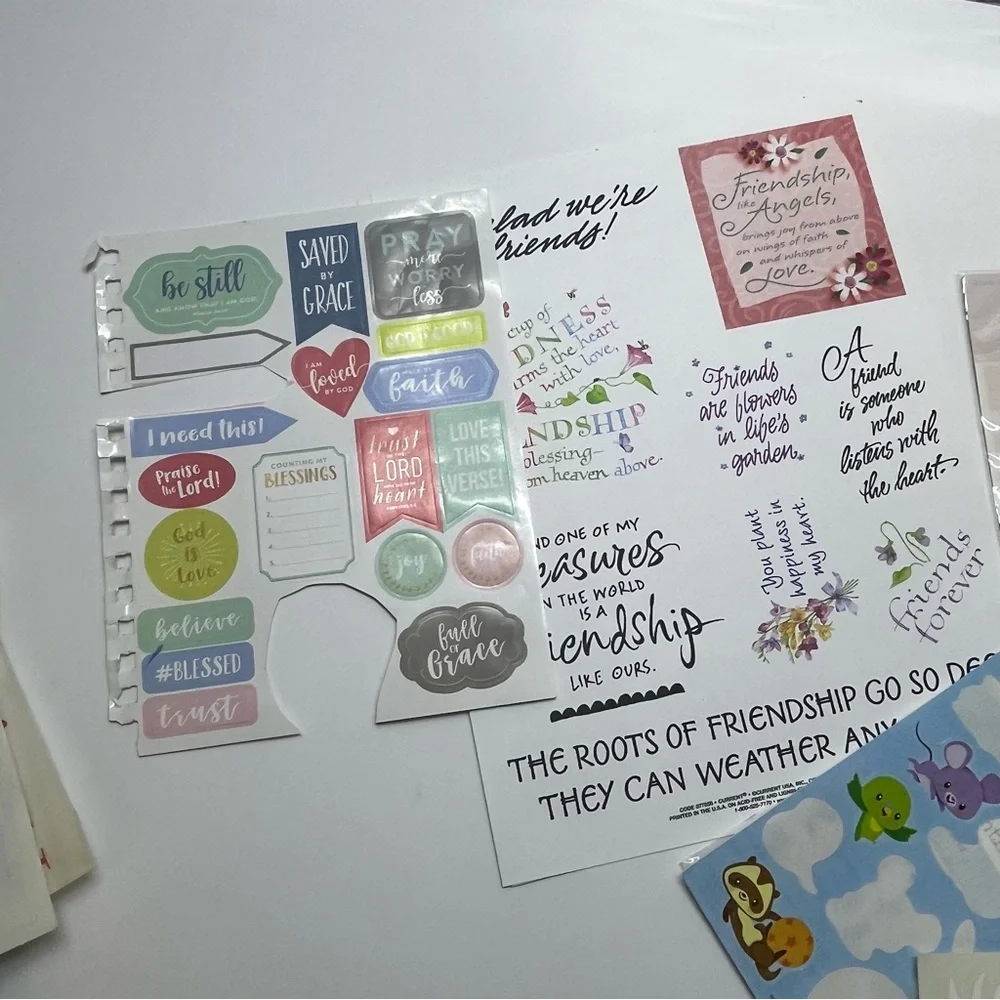 mixed sticker lot scrapbooking card making journaling crafts‎
